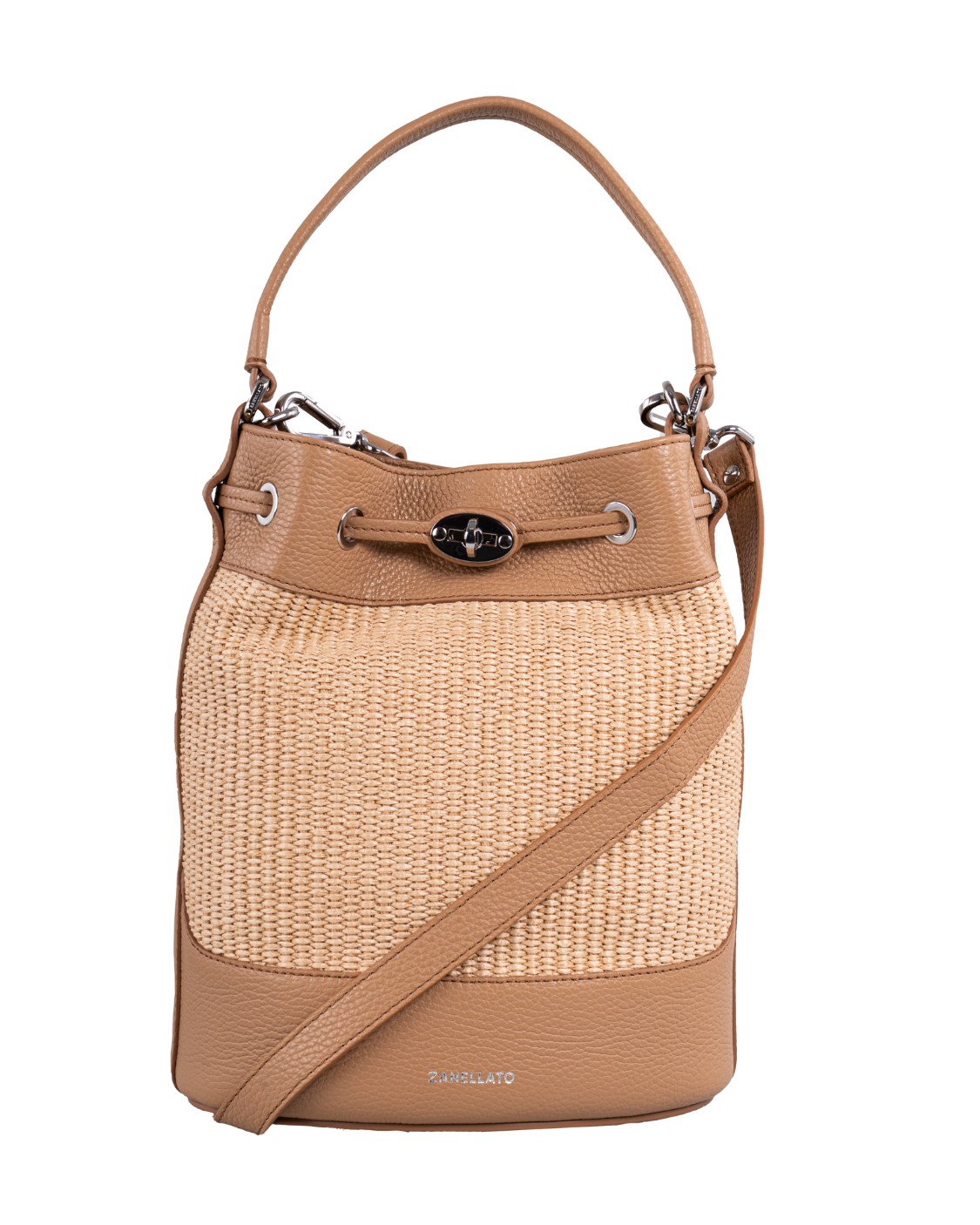shop ZANELLATO  Borsa: Zanellato borsa a secchiello "Monda" S in pelle e rafia.
Modello in pelle di vitello martellata.
Manico in pelle.
Chiusura magnetica.
Tasca interna piatta.
Due tasche piatte interne.
Fodera in tessuto.
Hardware in metallo argentato.
Dimensioni: Larghezza 22 cm, Altezza 28 cm, Profondità 14 cm,
Composizione: 100% pelle di vitello.
Made in Italy.. 068980 S 2030000-Z0297 number 9041332